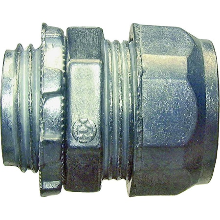 Halex EMT Connector, Compression, Die Cast Zinc 02310